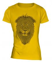 Lion Sketch Ladies T-Shirt