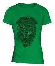 Lion Sketch Ladies T-Shirt