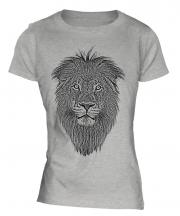 Lion Sketch Ladies T-Shirt