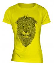 Lion Sketch Ladies T-Shirt