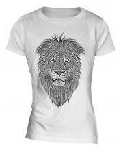 Lion Sketch Ladies T-Shirt