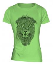 Lion Sketch Ladies T-Shirt