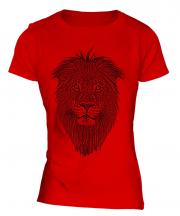 Lion Sketch Ladies T-Shirt