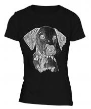 Dalmation Sketch Ladies T-Shirt