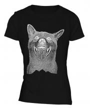 Shiba Inu Sketch Ladies T-Shirt