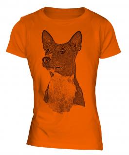 Basenji Sketch Ladies T-Shirt