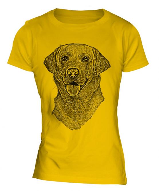 Labrador Retriever Sketch Ladies T-Shirt