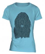 Newfoundland Sketch Ladies T-Shirt