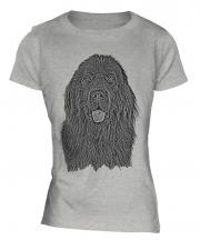 Newfoundland Sketch Ladies T-Shirt