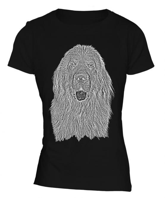 Newfoundland Sketch Ladies T-Shirt