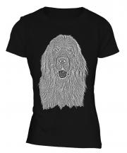 Newfoundland Sketch Ladies T-Shirt