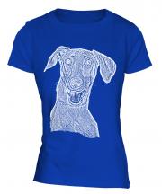 Doberman Pinscher Sketch Ladies T-Shirt