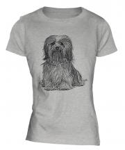 Havanese Sketch Ladies T-Shirt
