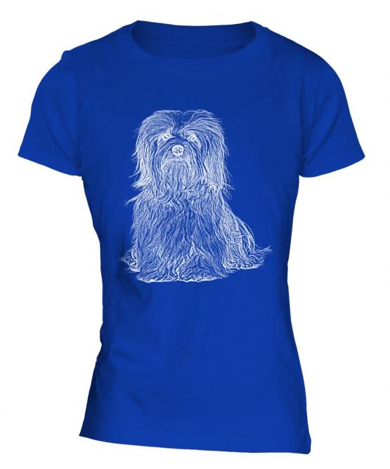 Havanese Sketch Ladies T-Shirt