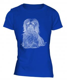 Havanese Sketch Ladies T-Shirt