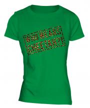 Who Wears Cheetah?! Ladies T-Shirt