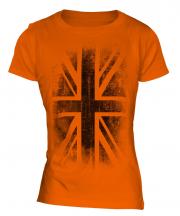 Union Jack Faded Print Ladies T-Shirt