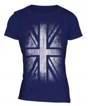 Union Jack Faded Print Ladies T-Shirt