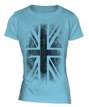 Union Jack Faded Print Ladies T-Shirt