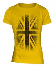 Union Jack Faded Print Ladies T-Shirt