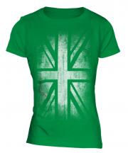 Union Jack Faded Print Ladies T-Shirt