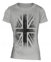 Union Jack Faded Print Ladies T-Shirt