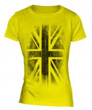 Union Jack Faded Print Ladies T-Shirt