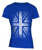 Union Jack Faded Print Ladies T-Shirt