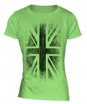 Union Jack Faded Print Ladies T-Shirt