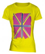 Pop Art Union Jack Ladies T-Shirt