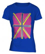 Pop Art Union Jack Ladies T-Shirt