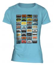 Retro Cassette Tapes Ladies T-Shirt