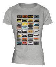 Retro Cassette Tapes Ladies T-Shirt
