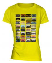 Retro Cassette Tapes Ladies T-Shirt