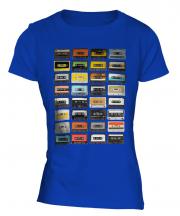Retro Cassette Tapes Ladies T-Shirt