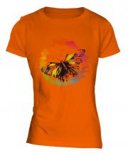 Butterfly Watercolour Ladies T-Shirt