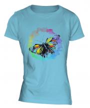 Butterfly Watercolour Ladies T-Shirt