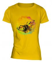 Butterfly Watercolour Ladies T-Shirt