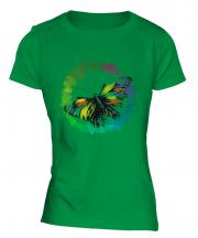 Butterfly Watercolour Ladies T-Shirt