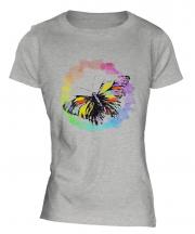 Butterfly Watercolour Ladies T-Shirt