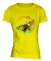 Butterfly Watercolour Ladies T-Shirt