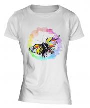 Butterfly Watercolour Ladies T-Shirt