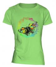 Butterfly Watercolour Ladies T-Shirt