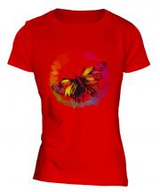 Butterfly Watercolour Ladies T-Shirt