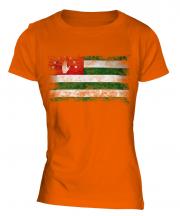 Abkhazia Distressed Flag Ladies T-Shirt