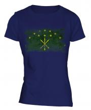 Adygea Distressed Flag Ladies T-Shirt