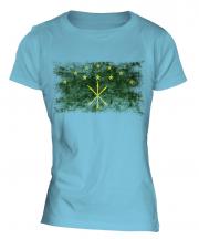 Adygea Distressed Flag Ladies T-Shirt