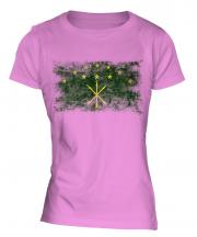 Adygea Distressed Flag Ladies T-Shirt