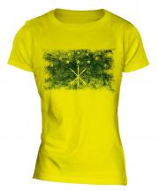Adygea Distressed Flag Ladies T-Shirt