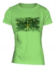 Adygea Distressed Flag Ladies T-Shirt